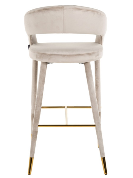 Барний стілець Gia khaki velvet (арт.S4535) Richmond
