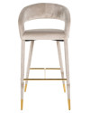 Барний стілець Gia khaki velvet (арт.S4535) Richmond