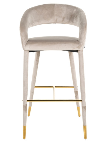 Барний стілець Gia khaki velvet (арт.S4535) Richmond