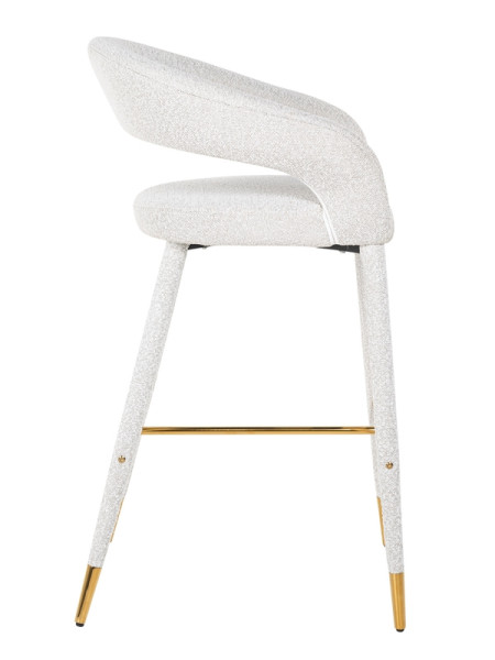 Bar Stool Gia white boucle (арт.S4535) Richmond