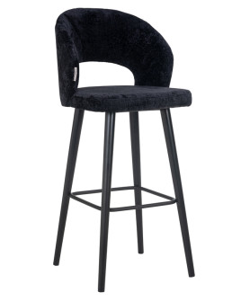 Барный стул Savoy black chenille (арт.S4562)