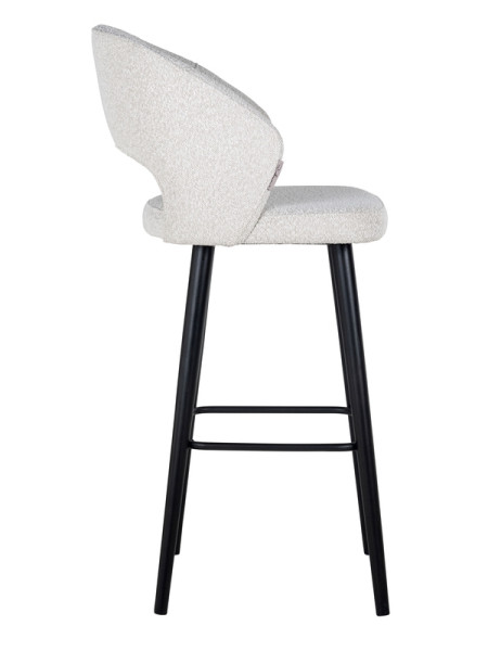 Bar Stool Savoy white boucle (арт.S4562) Richmond