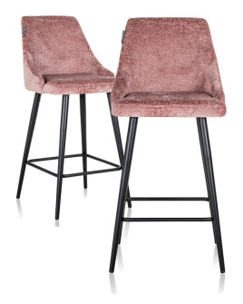 Полубарные стулья Brooke rose chenille (арт.S4700)