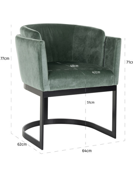 Стул Emerson Jade velvet (арт.S4541) Richmond