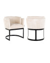 Стул Emerson White chenille (арт.S4541) Richmond