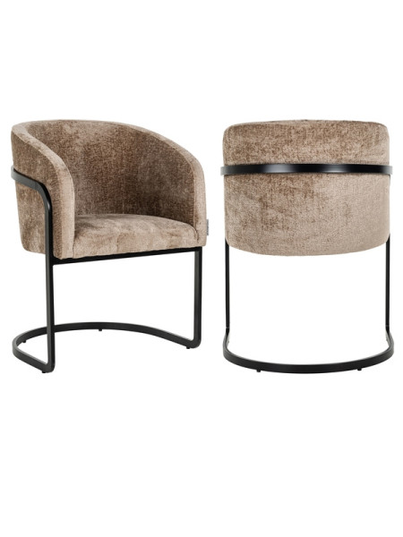 Стул Chiara Taupe chenille (арт.S4542) Richmond