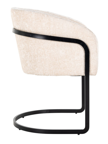 Стул Chiara White chenille (арт.S4542) Richmond