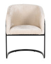 Стул Chiara White chenille (арт.S4542) Richmond