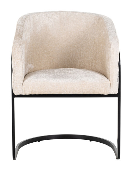 Стул Chiara White chenille (арт.S4542) Richmond