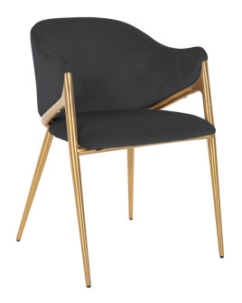 Стул Gwen Antracite velvet (арт.S4544)