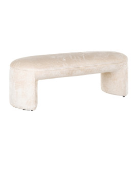 Скамья Fargo white chenille (арт.S4549)