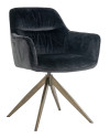 Вращающийся стул Aline Antracite velvet (арт.S4553) Richmond