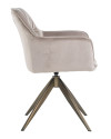Swivel Chair Aline Khaki velvet (арт.S4553) Richmond