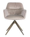 Swivel Chair Aline Khaki velvet (арт.S4553) Richmond