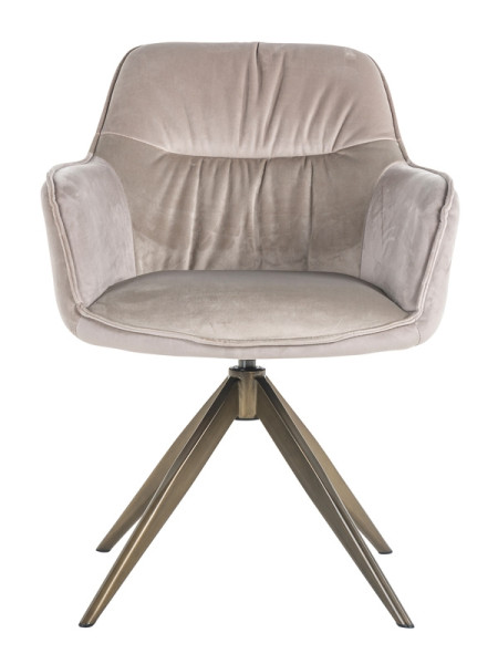 Swivel Chair Aline Khaki velvet (арт.S4553) Richmond