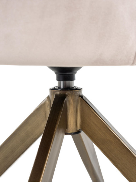 Swivel Chair Aline Khaki velvet (арт.S4553) Richmond