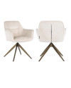 Обертовий стілець Aline White chenille (арт.S4553) Richmond
