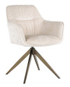 Обертовий стілець Aline White chenille (арт.S4553) Richmond