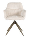 Обертовий стілець Aline White chenille (арт.S4553) Richmond