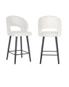 Counter Stool Savoy White boucle (арт.S4561) Richmond