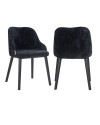 Стул Twiggy Black chenille (арт.S4563) Richmond