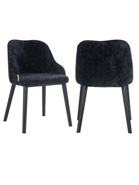 Стул Twiggy Black chenille (арт.S4563) Richmond