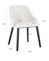 Стул Twiggy White boucle (арт.S4563) Richmond