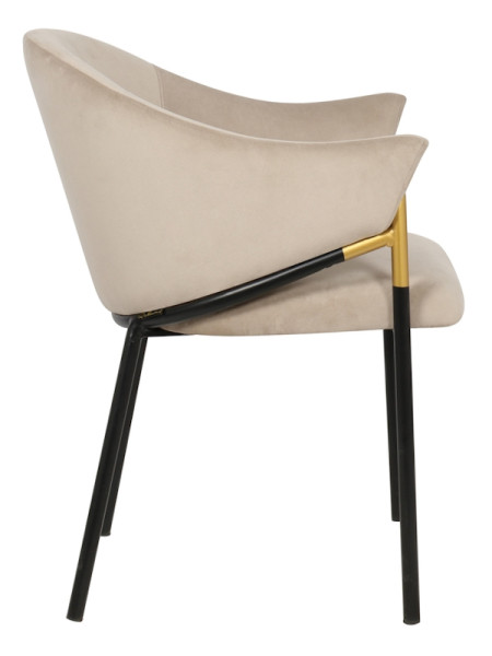 Стул Jocasta Khaki velvet 2/set (арт.S4578) Richmond