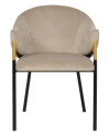 Стул Jocasta Khaki velvet 2/set (арт.S4578) Richmond