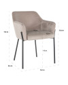 Стул Fay Khaki velvet (арт.S4581) Richmond