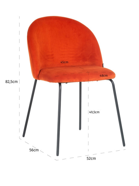 Chair Alyssa Saffron seven (арт.S4583) Richmond