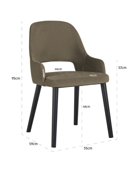 Chair Antony Shitake seven (арт.S4590) Richmond