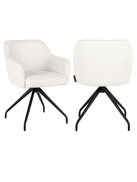 Swivel Chair Benthe White unicorn (арт.S4711) Richmond