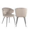 Стул Xandra Khaki velvet (арт.S4724) Richmond