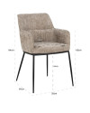Chair Bella Desert renegade (арт.S4725) Richmond