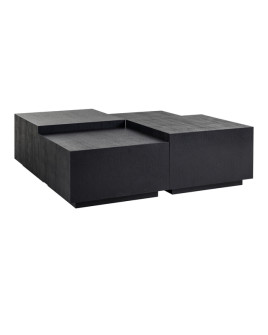 Кофейные столики Tetrad Black 130x130cm (арт.6531)