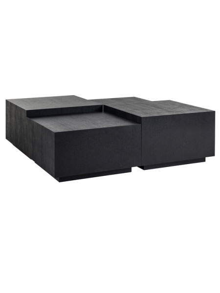 Кофейные столики Tetrad Black 130x130cm (арт.6531) Richmond