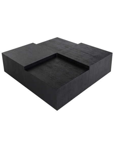 Кофейные столики Tetrad Black 130x130cm (арт.6531) Richmond