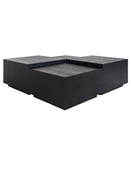 Кофейные столики Tetrad Black 130x130cm (арт.6531) Richmond