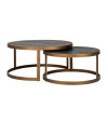 Кофейные столики Blackbone brass Ø90cm (арт.7375) Richmond