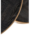 Кофейные столики Blackbone brass Ø90cm (арт.7375) Richmond