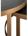 Кофейные столики Blackbone brass Ø90cm (арт.7375) Richmond