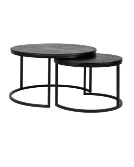 Кофейные столики Catana black Ø80cm (арт.7591)