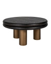 Кавовий столик Macaron black rustic Ø80cm (арт.7712) Richmond