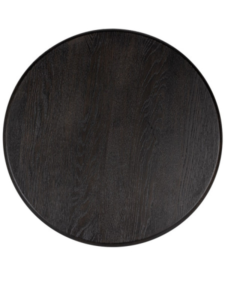 Кавовий столик Macaron black rustic Ø80cm (арт.7712) Richmond