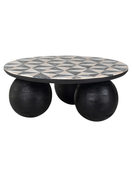 Кофейный столик Rostelli Ø95cm (арт.7844) Richmond