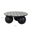 Кофейный столик Rostelli Ø95cm (арт.7844) Richmond