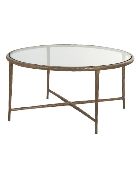 Кавовий столик Freya brushed gold Ø87cm (арт.825153) Richmond