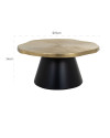Кофейный столик Sassy brushed gold Ø73cm (арт.825155) Richmond