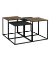 Кофейные столики Ely black/gold Ø80cm (арт.825210) Richmond